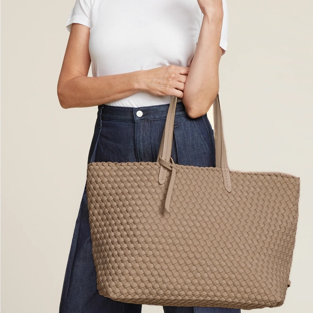 Naghedi Large Jetsetter Tote in Taupe - Picture 10 of 12